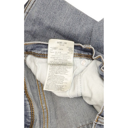 Wrangler Texas Men Blue Straight Regular Stretch Jeans W36 L35