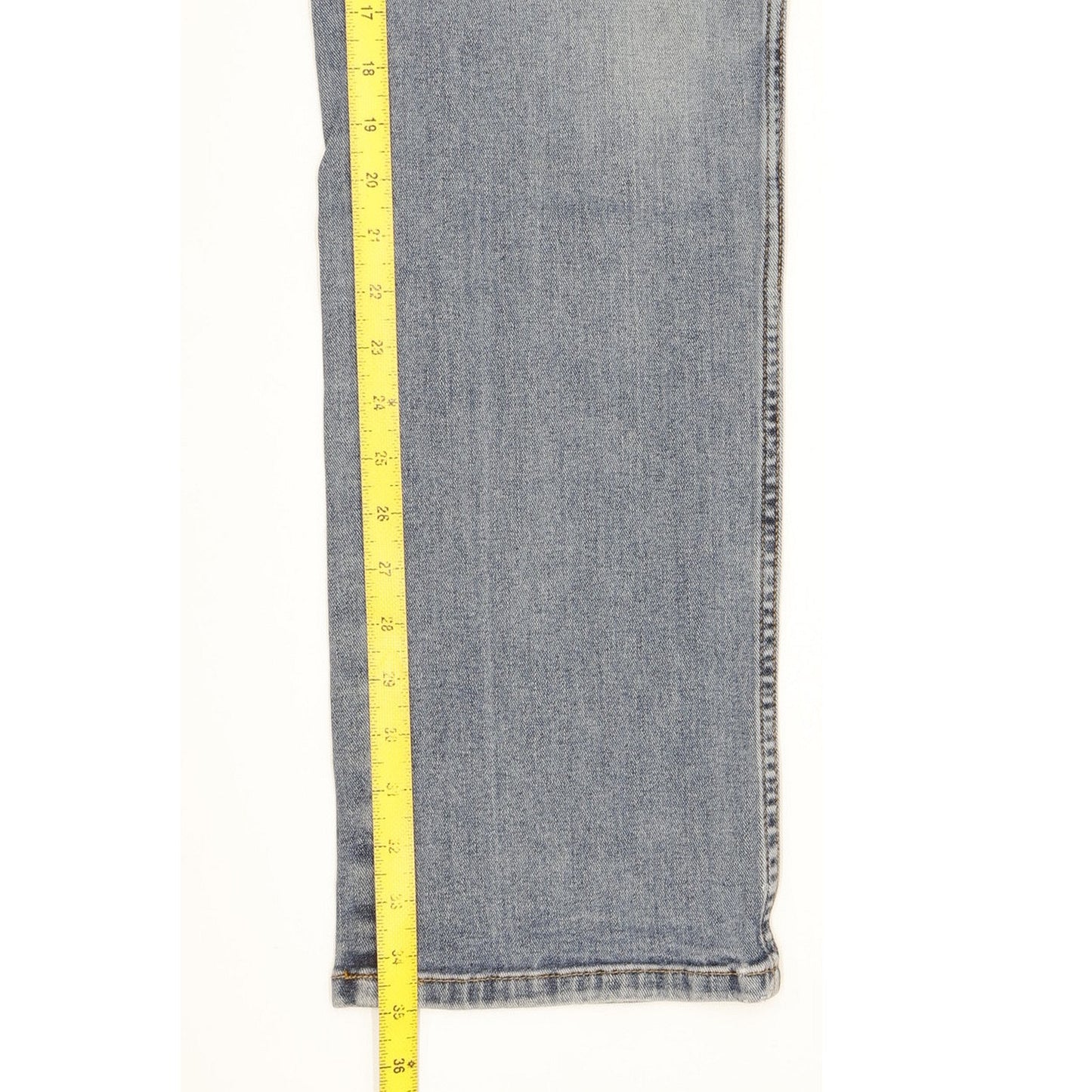 Wrangler Texas Men Blue Straight Regular Stretch Jeans W36 L35