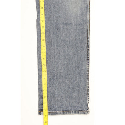 Wrangler Texas Men Blue Straight Regular Stretch Jeans W36 L35