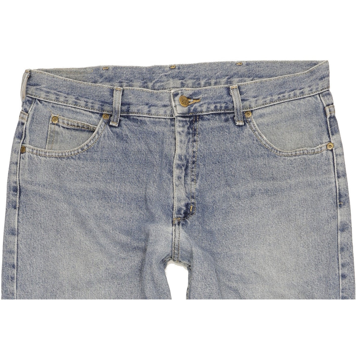 Lee Men Blue Straight Regular Jeans W36 L31