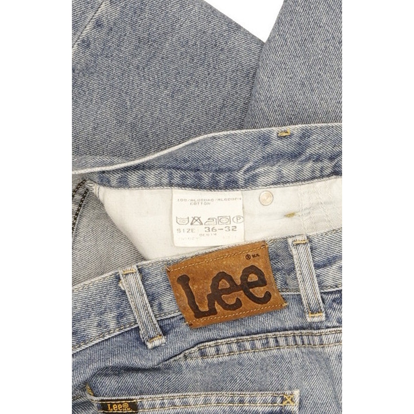 Lee Men Blue Straight Regular Jeans W36 L31