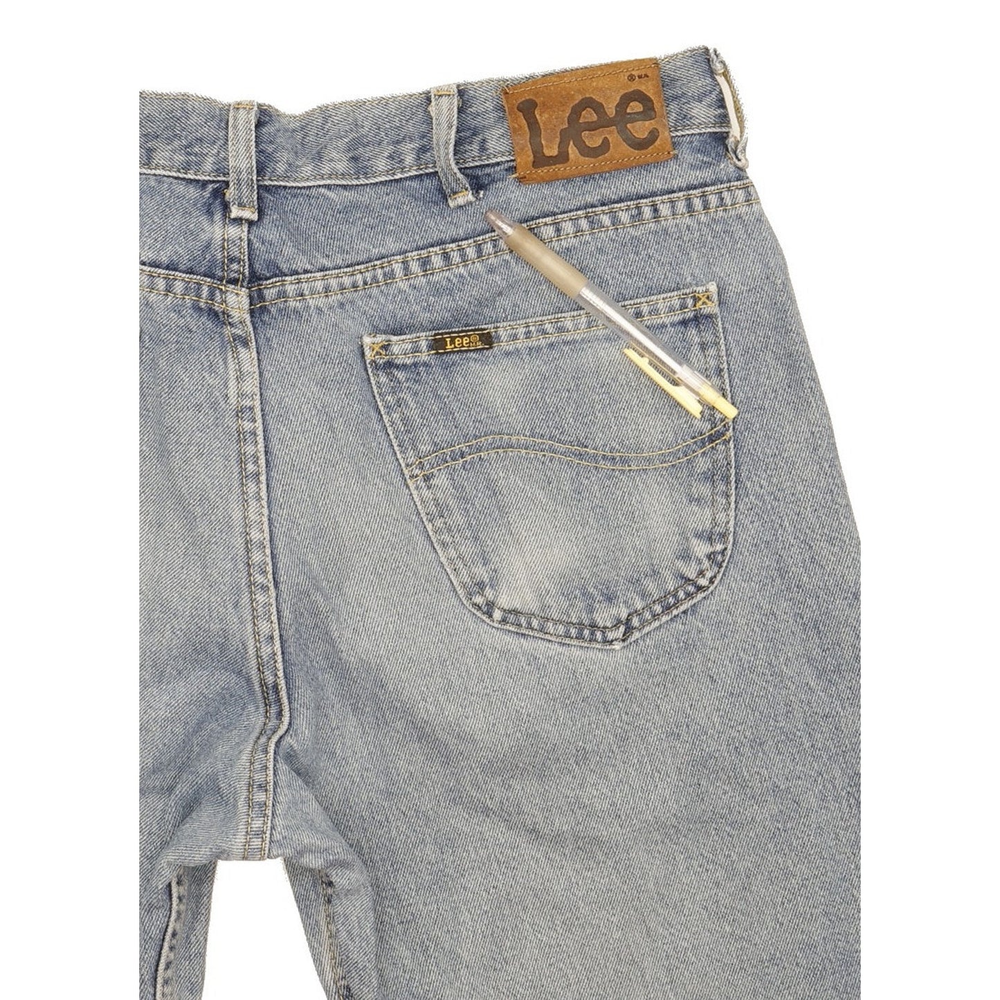 Lee Men Blue Straight Regular Jeans W36 L31