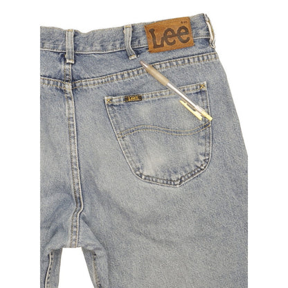 Lee Men Blue Straight Regular Jeans W36 L31