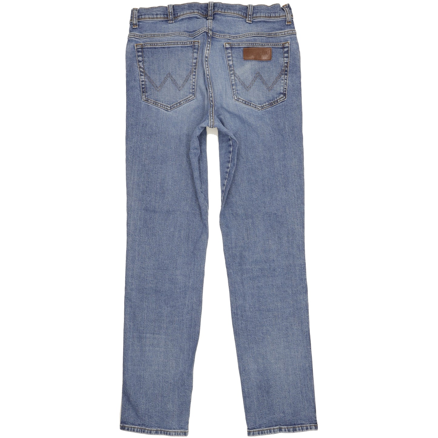 Wrangler Texas Men Blue Straight Slim Stretch Jeans W36 L35