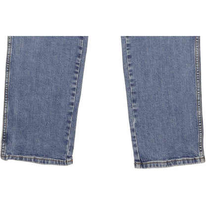 Wrangler Texas Men Blue Straight Slim Stretch Jeans W36 L35