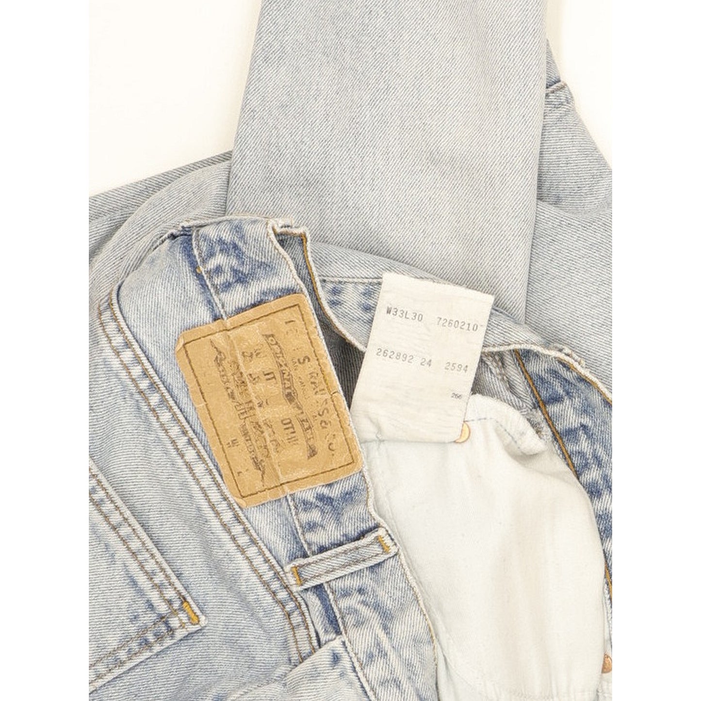 Levi's Men Blue Tapered Relaxed Jeans W33 L30