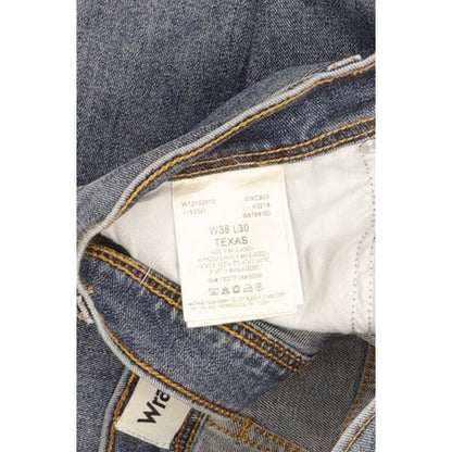 Wrangler Texas Men Blue Straight Regular Stretch Jeans W38 L29