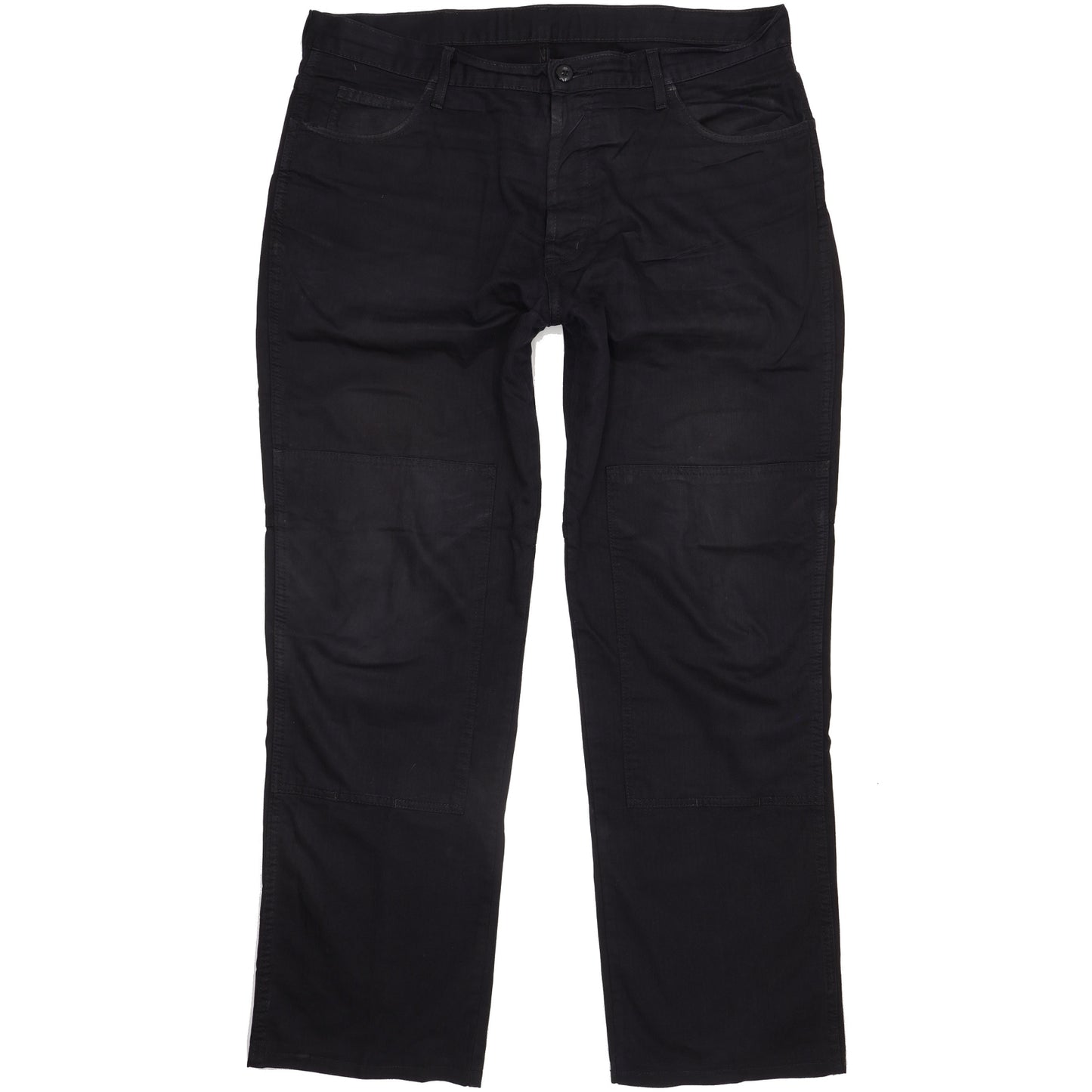 Wrangler Peak Men Black Straight Regular Jeans W38 L32