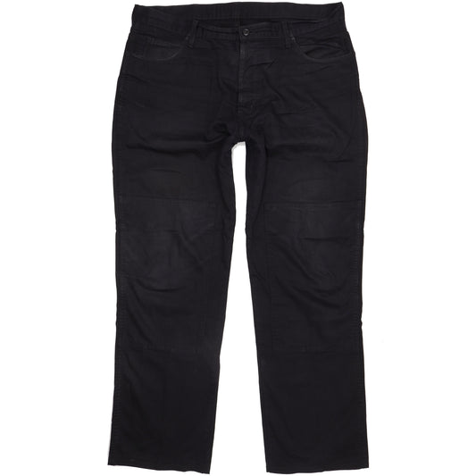 Wrangler Peak Men Black Straight Regular Jeans W38 L32