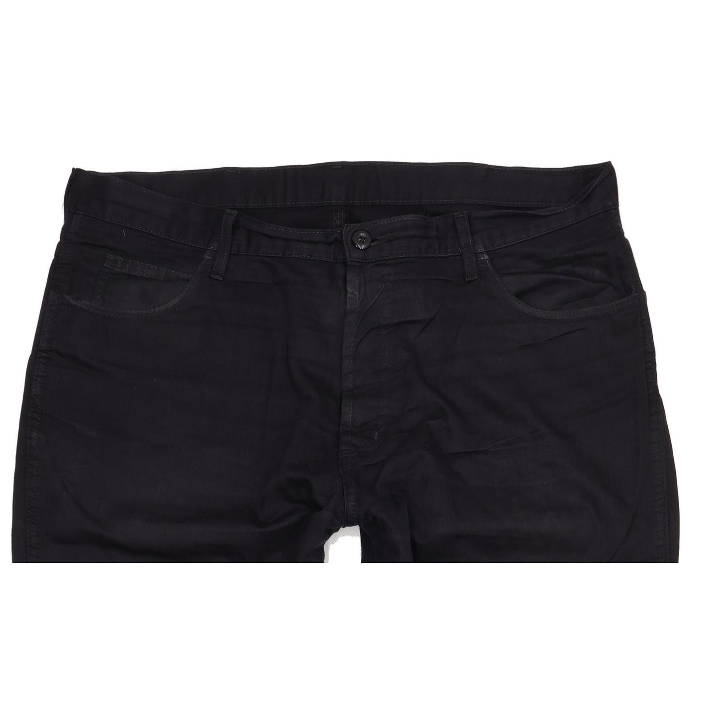 Wrangler Peak Men Black Straight Regular Jeans W38 L32