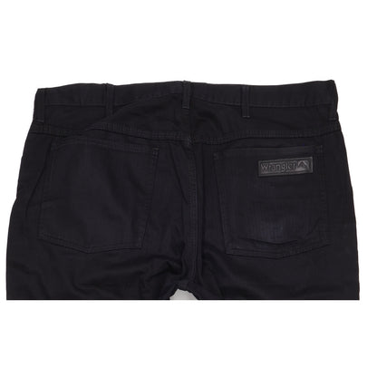 Wrangler Peak Men Black Straight Regular Jeans W38 L32