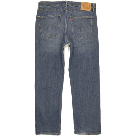 Levi's 505 Men Blue Straight Regular Stretch Jeans W36 L30
