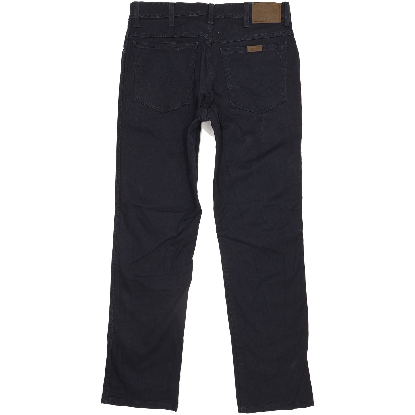 Wrangler Durable Quality Men Blue Straight Regular Stretch Jeans W34 L31