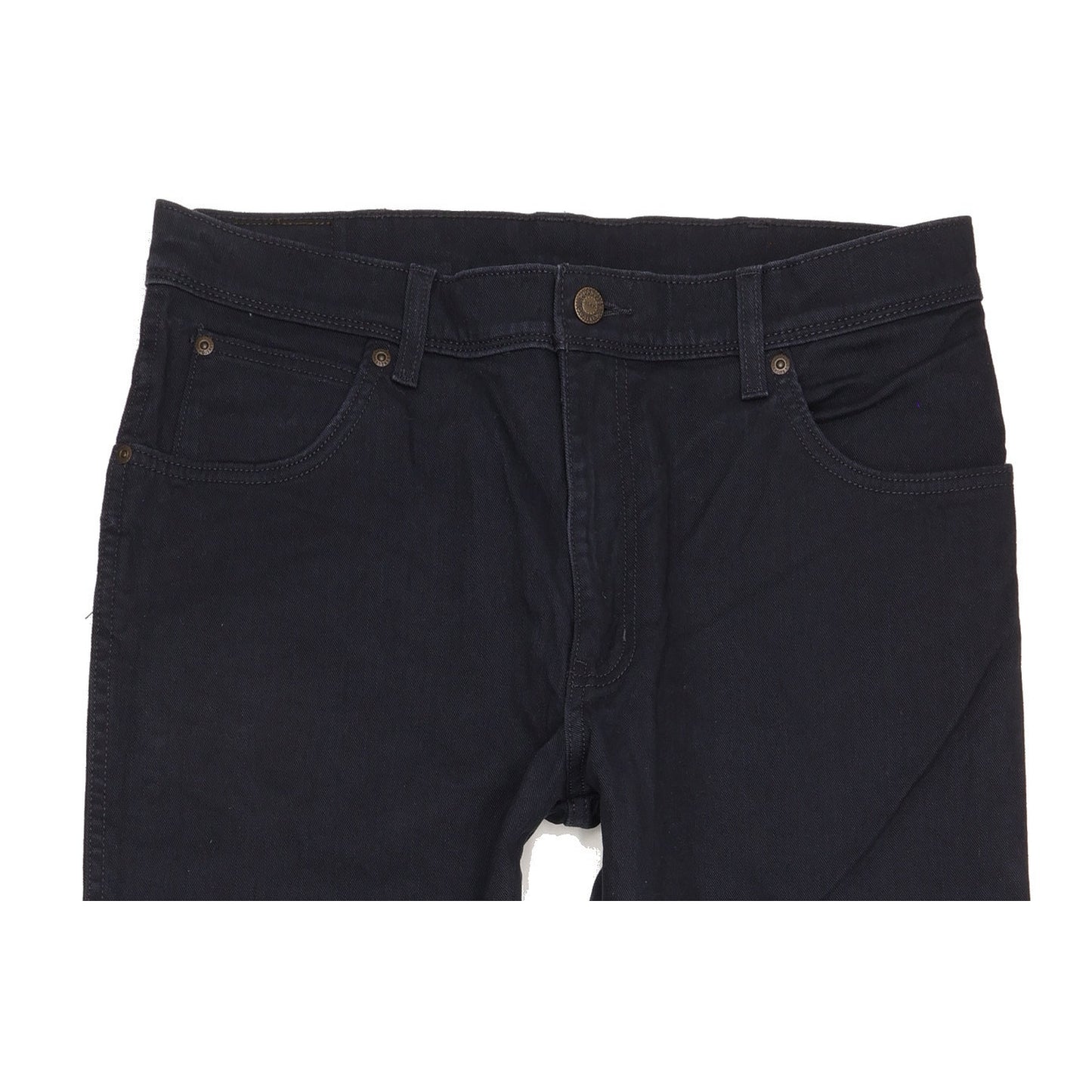 Wrangler Durable Quality Men Blue Straight Regular Stretch Jeans W34 L31