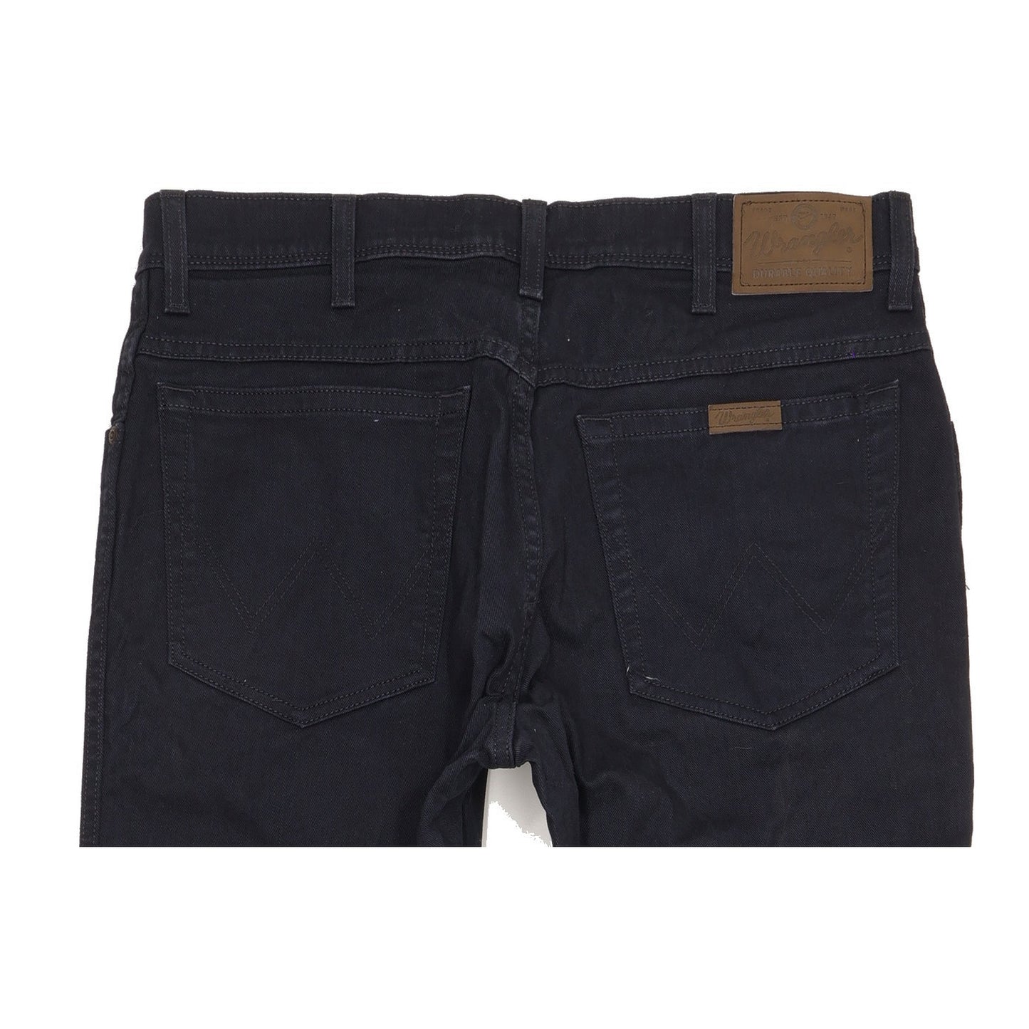 Wrangler Durable Quality Men Blue Straight Regular Stretch Jeans W34 L31