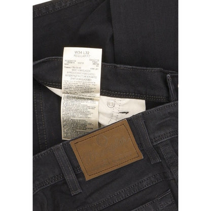 Wrangler Durable Quality Men Blue Straight Regular Stretch Jeans W34 L31