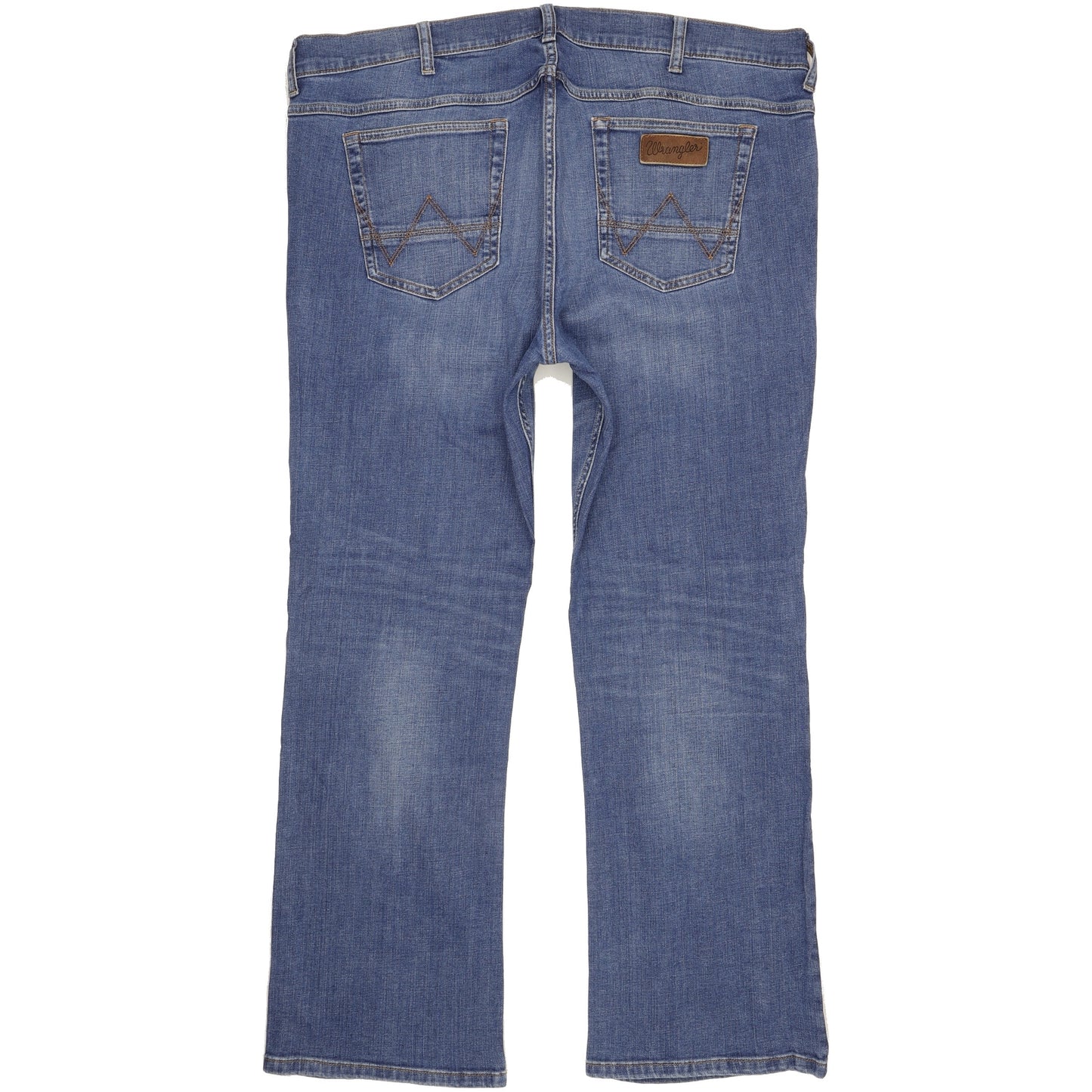 Wrangler Jacksville Men Blue Bootcut Regular Stretch Jeans W42 L32