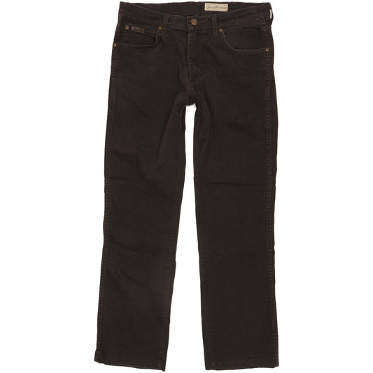 Wrangler Arizona Men Black Straight Regular Stretch Jeans W34 L30