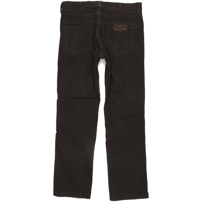 Wrangler Arizona Men Black Straight Regular Stretch Jeans W34 L30