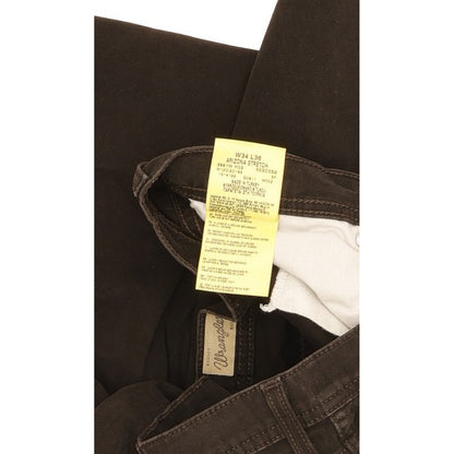 Wrangler Arizona Men Black Straight Regular Stretch Jeans W34 L30