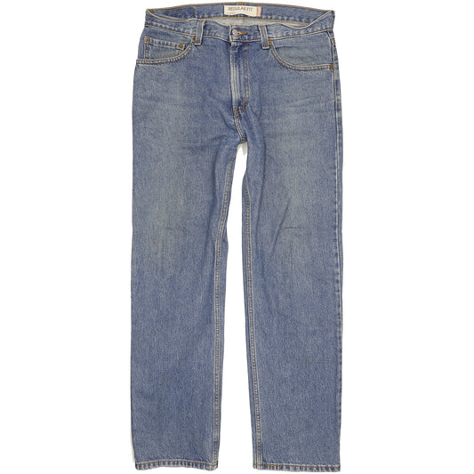 Levi's 505 Men Blue Straight Regular Jeans W34 L32