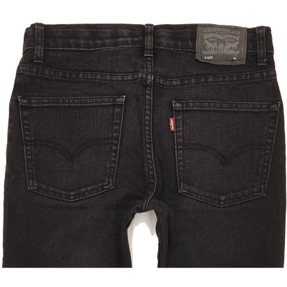Levi's 510 Kids Black Skinny Slim Stretch Jeans W28 L30