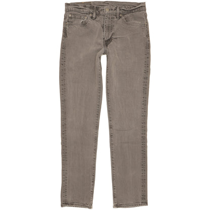 Levi's 511 Men Grey Straight Slim Stretch Jeans W32 L29