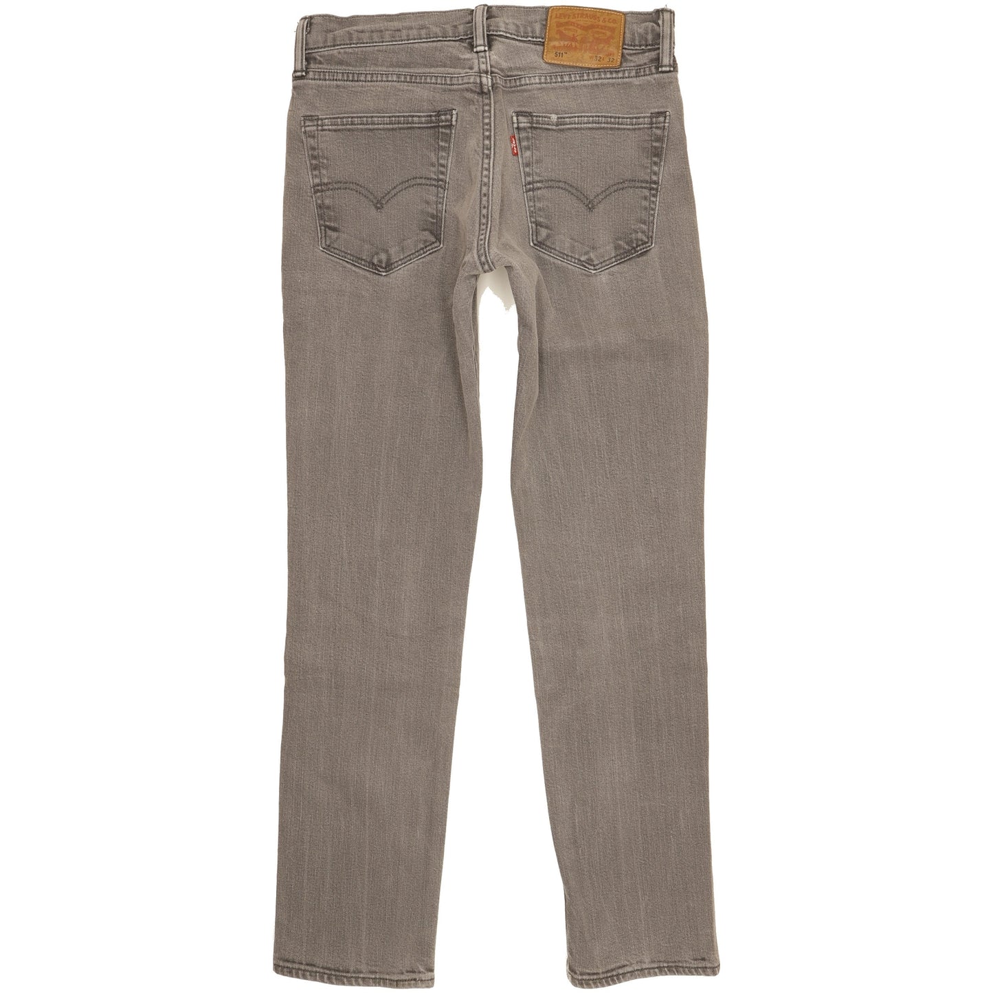 Levi's 511 Men Grey Straight Slim Stretch Jeans W32 L29