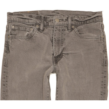 Levi's 511 Men Grey Straight Slim Stretch Jeans W32 L29
