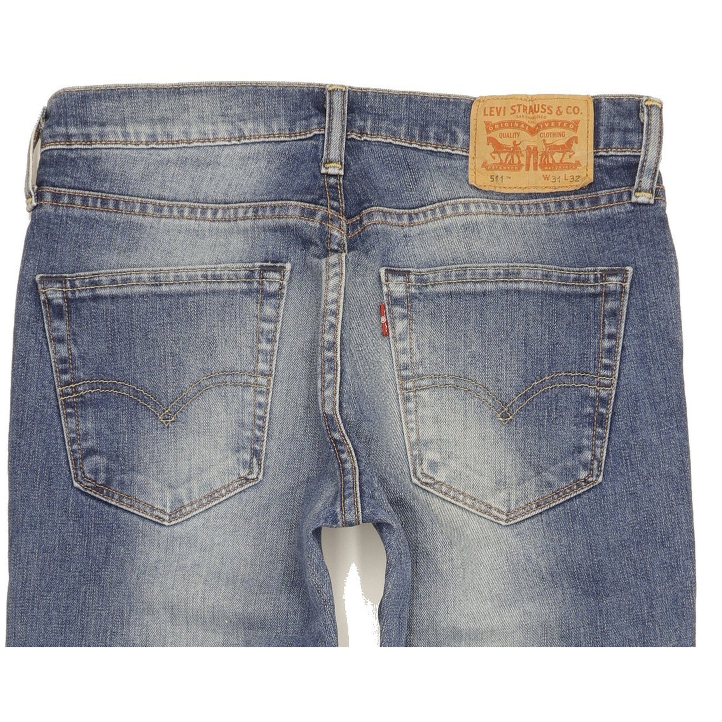 Levi's 511 Men Blue Straight Slim Stretch Jeans W31 L31