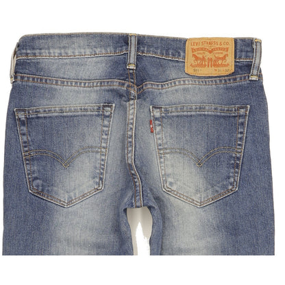 Levi's 511 Men Blue Straight Slim Stretch Jeans W31 L31