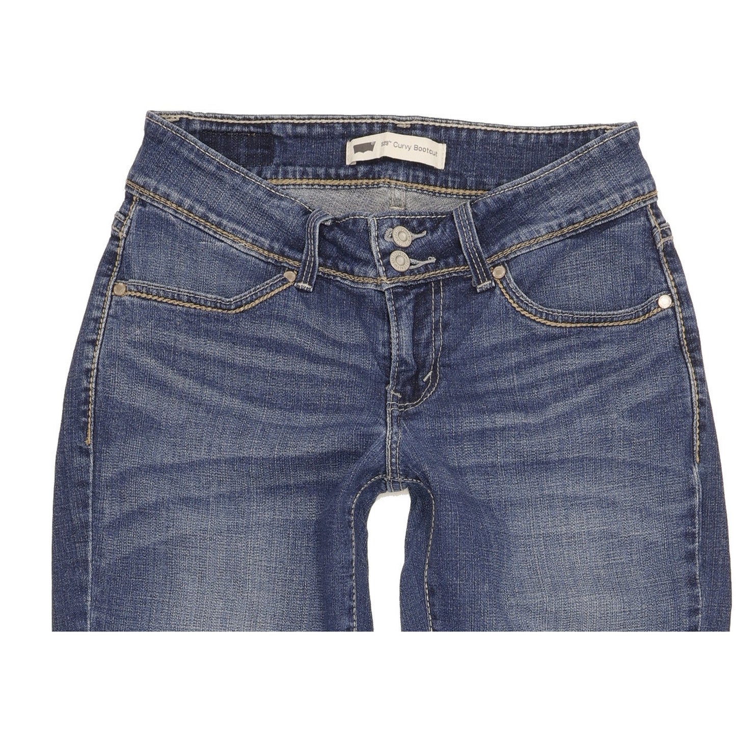 Levi's 529 Women Blue Bootcut Slim Stretch Jeans W27 L29