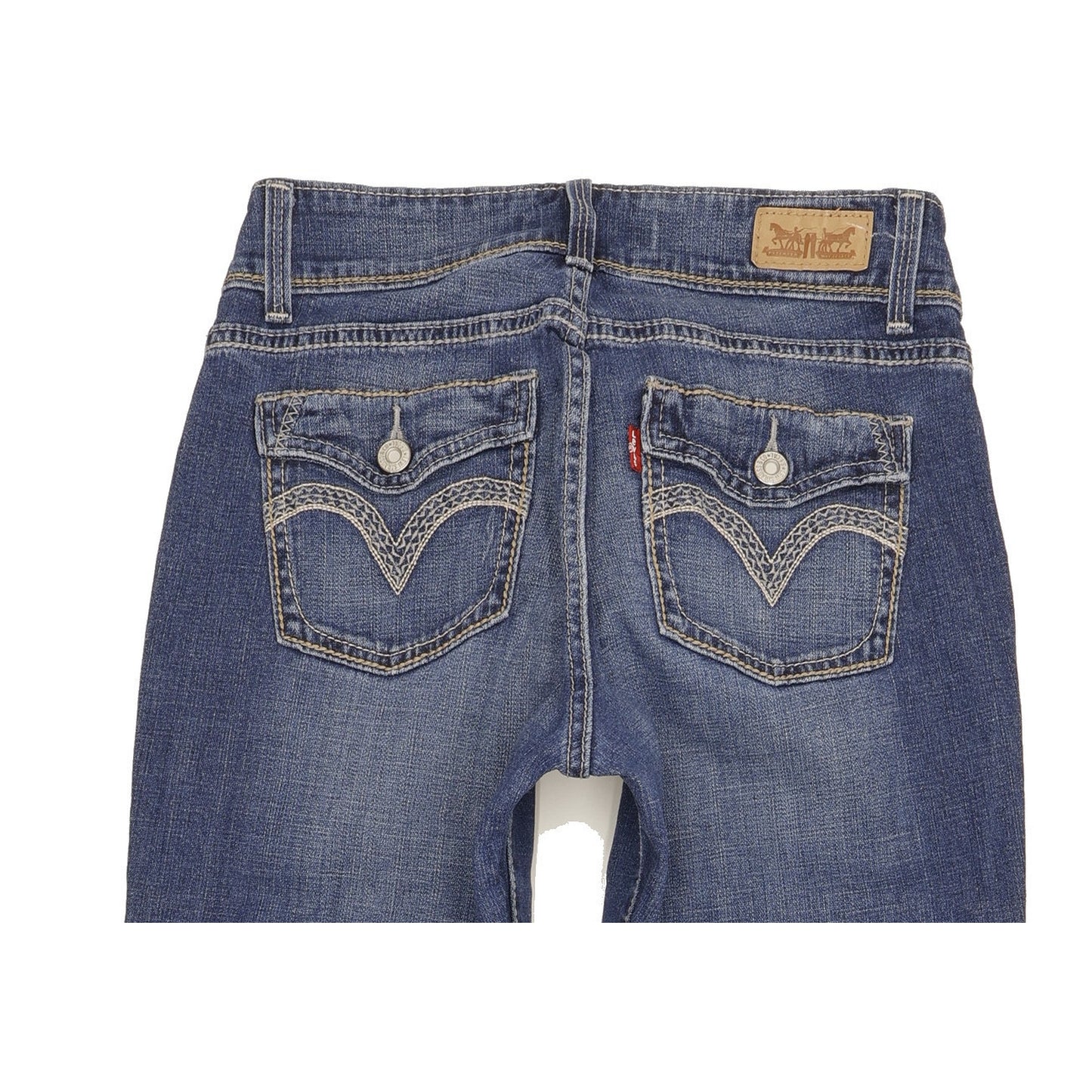 Levi's 529 Women Blue Bootcut Slim Stretch Jeans W27 L29