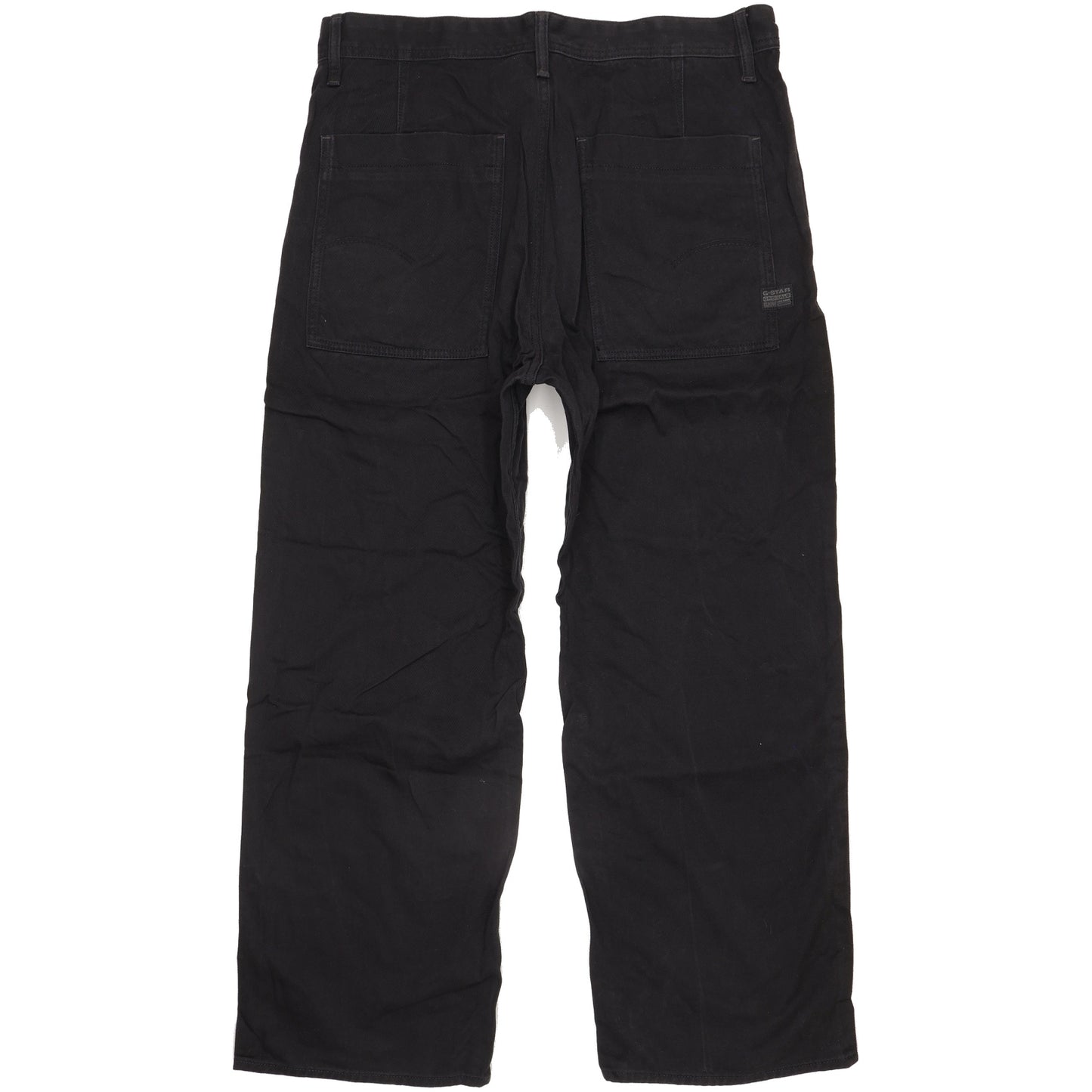 G-Star Modson Men Black Straight Regular Chino Jeans W34 L28