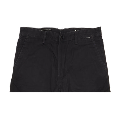 G-Star Modson Men Black Straight Regular Chino Jeans W34 L28