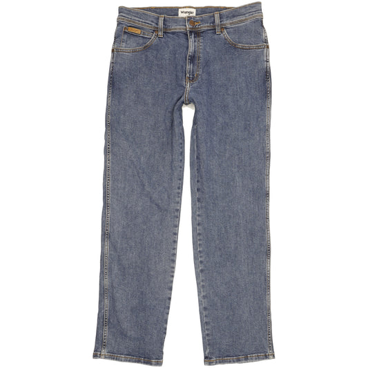 Wrangler Texas Men Blue Straight Regular Jeans W32 L30