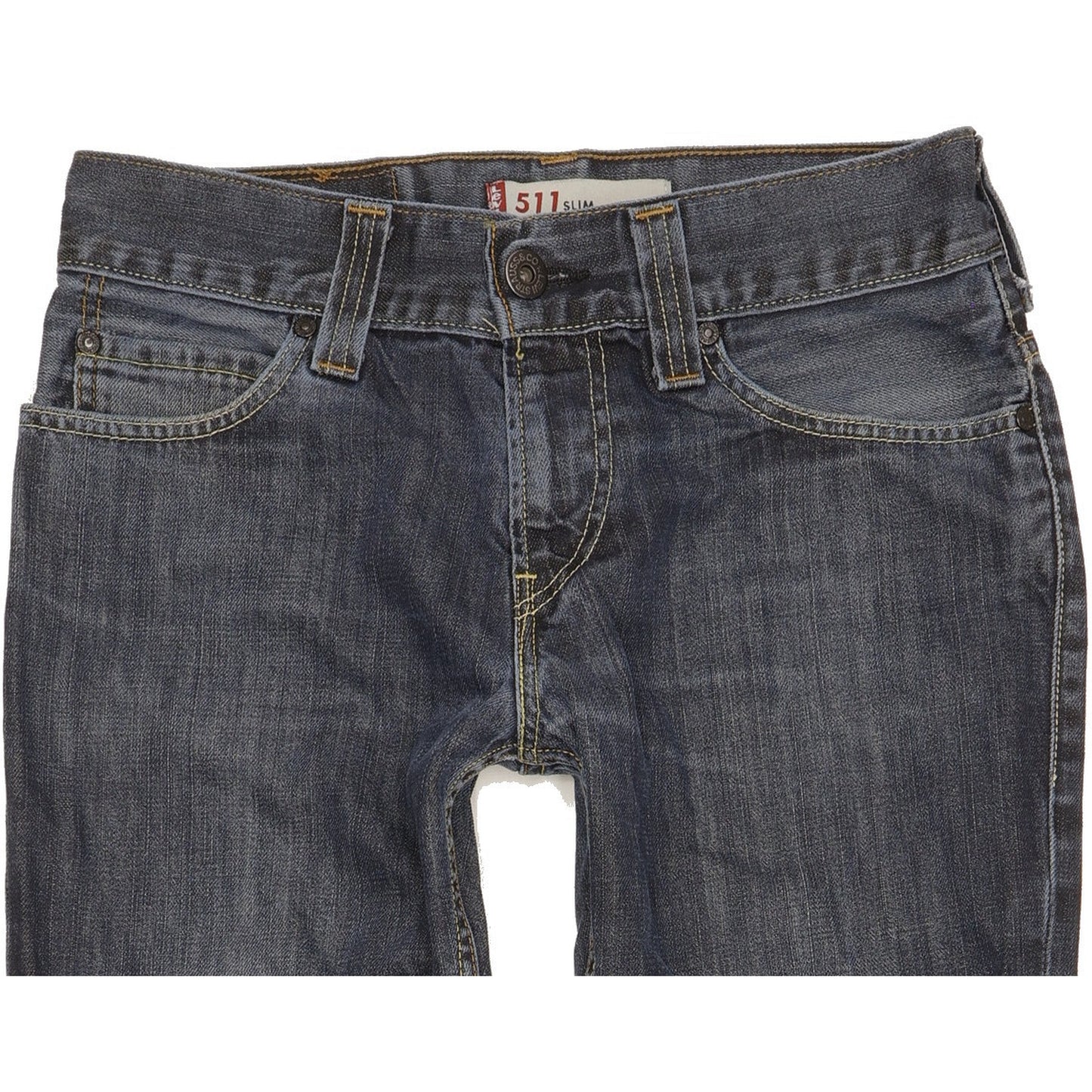 Levi's 511 Men Blue Straight Slim Jeans W32 L33