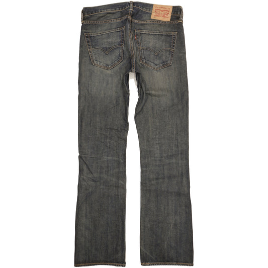 Levi's 527 Men Blue Bootcut Slim Jeans W32 L34