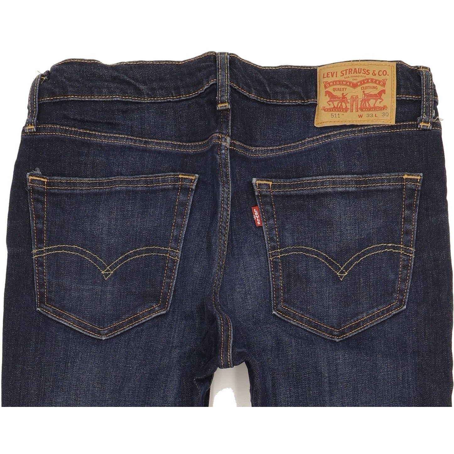 Levi's 511 Men Blue Straight Slim Stretch Jeans W33 L29