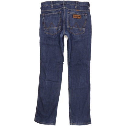 Wrangler Greensboro Men Blue Straight Regular Stretch Jeans W32 L31