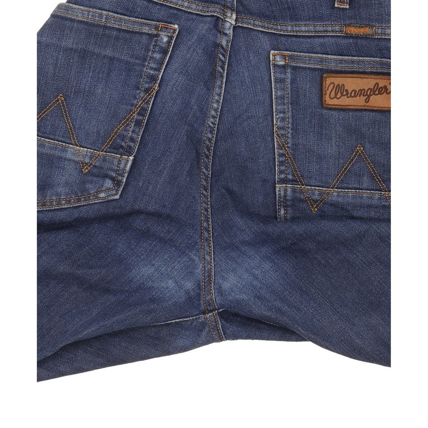 Wrangler Greensboro Men Blue Straight Regular Stretch Jeans W32 L31