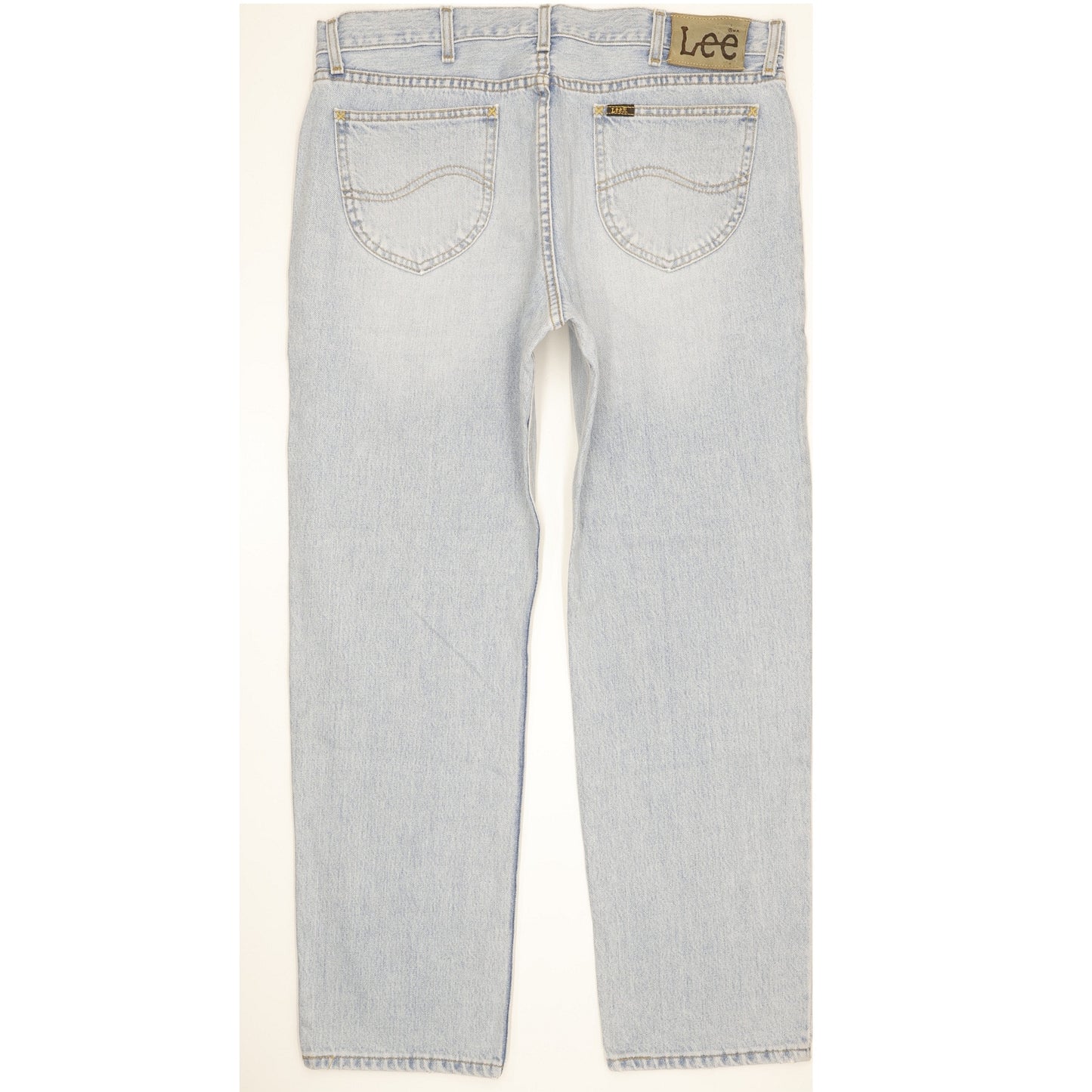 Lee Houston Men Blue Straight Regular Jeans W38 L30