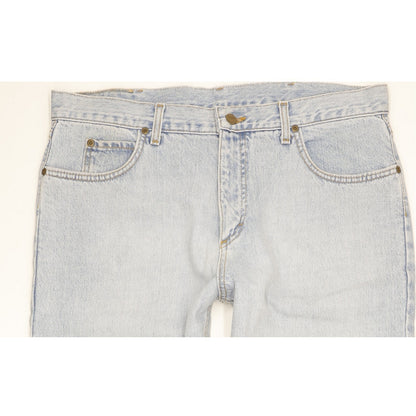 Lee Houston Men Blue Straight Regular Jeans W38 L30