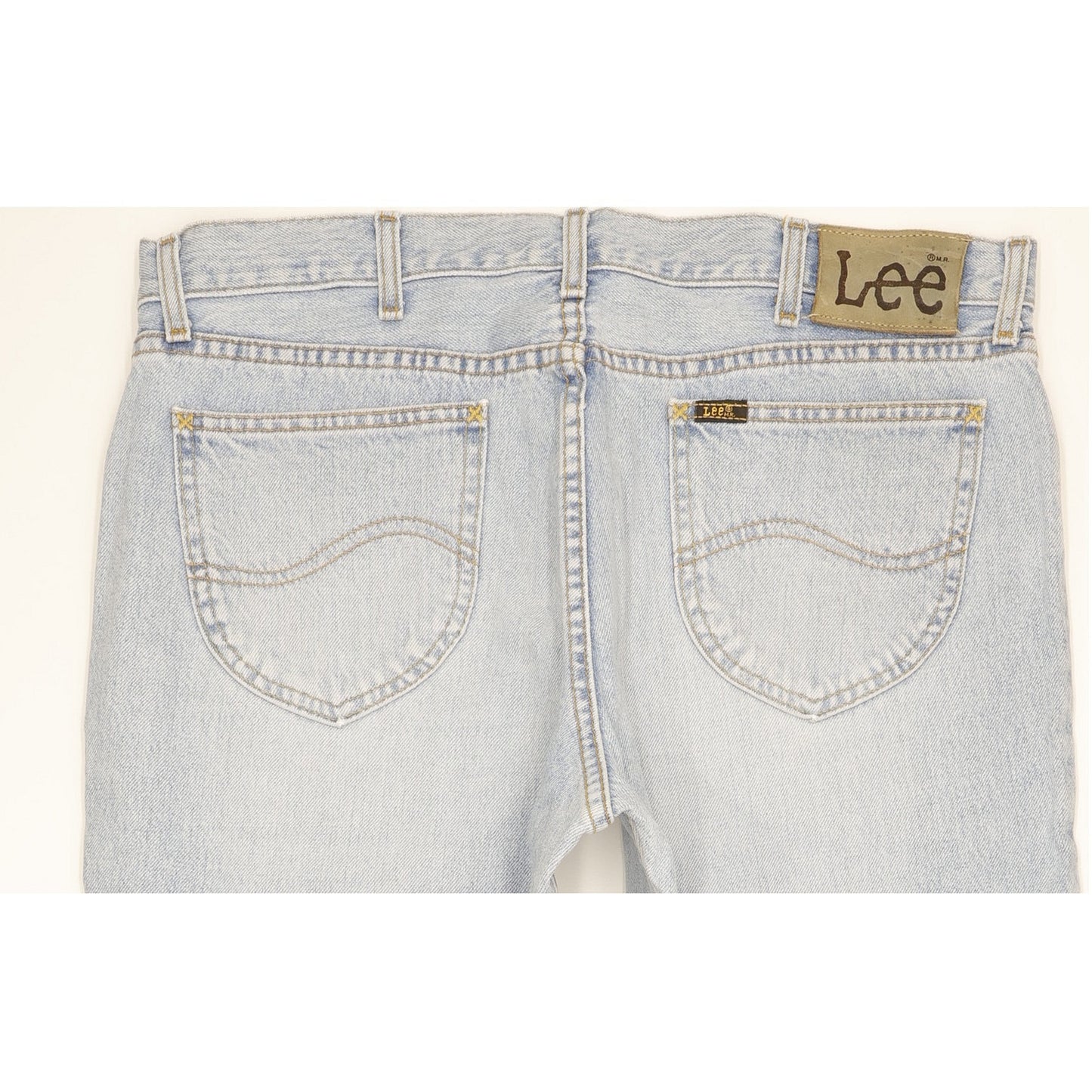 Lee Houston Men Blue Straight Regular Jeans W38 L30