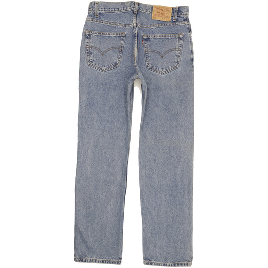 Levi's 505 Men Blue Straight Regular Jeans W34 L32
