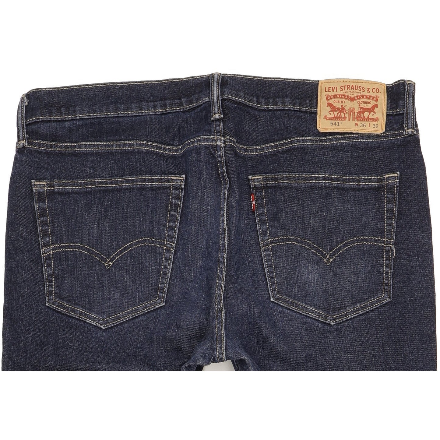 Levi's 541 Men Blue Straight Regular Stretch Jeans W36 L30