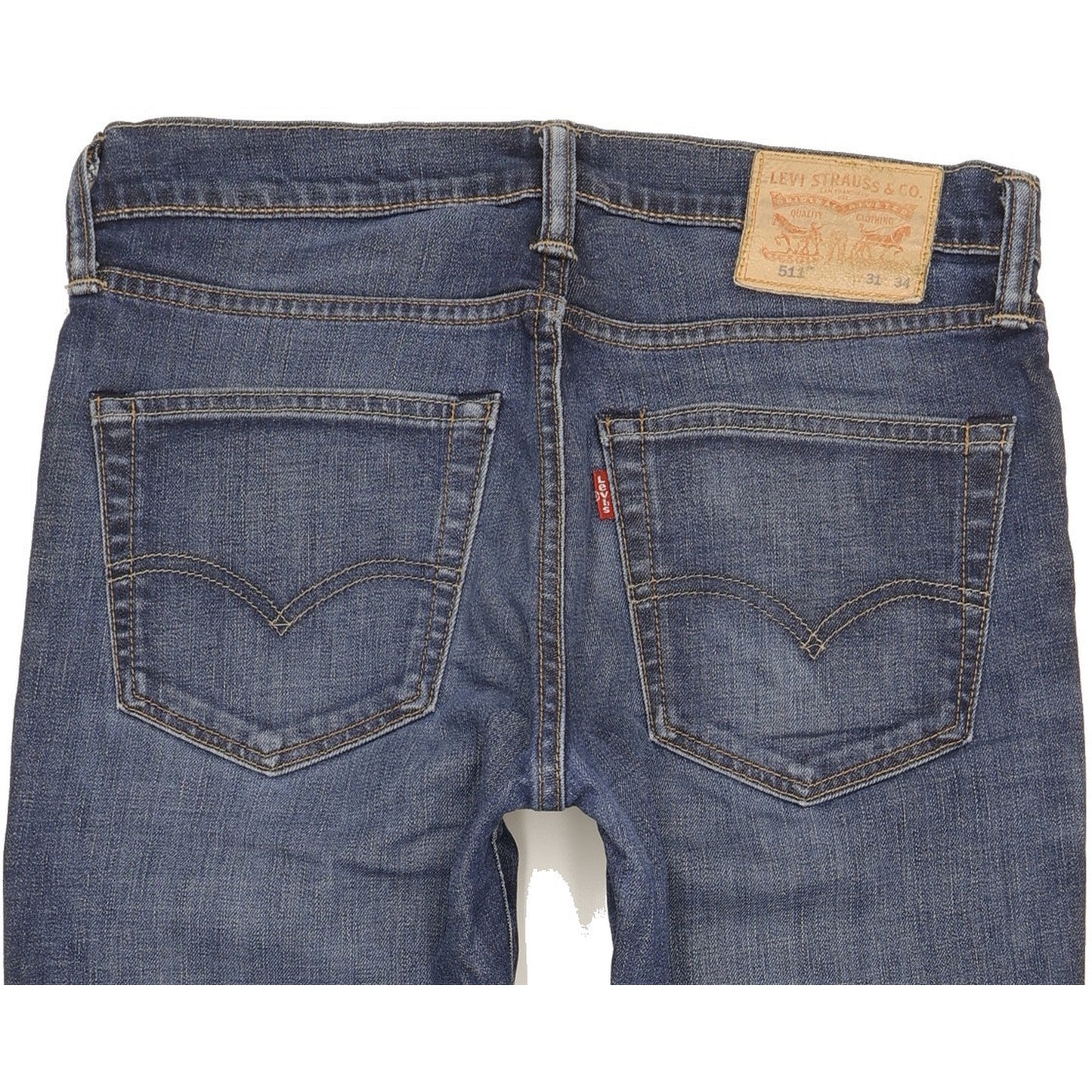 Levi's 511 Men Blue Straight Slim Stretch Jeans W31 L33