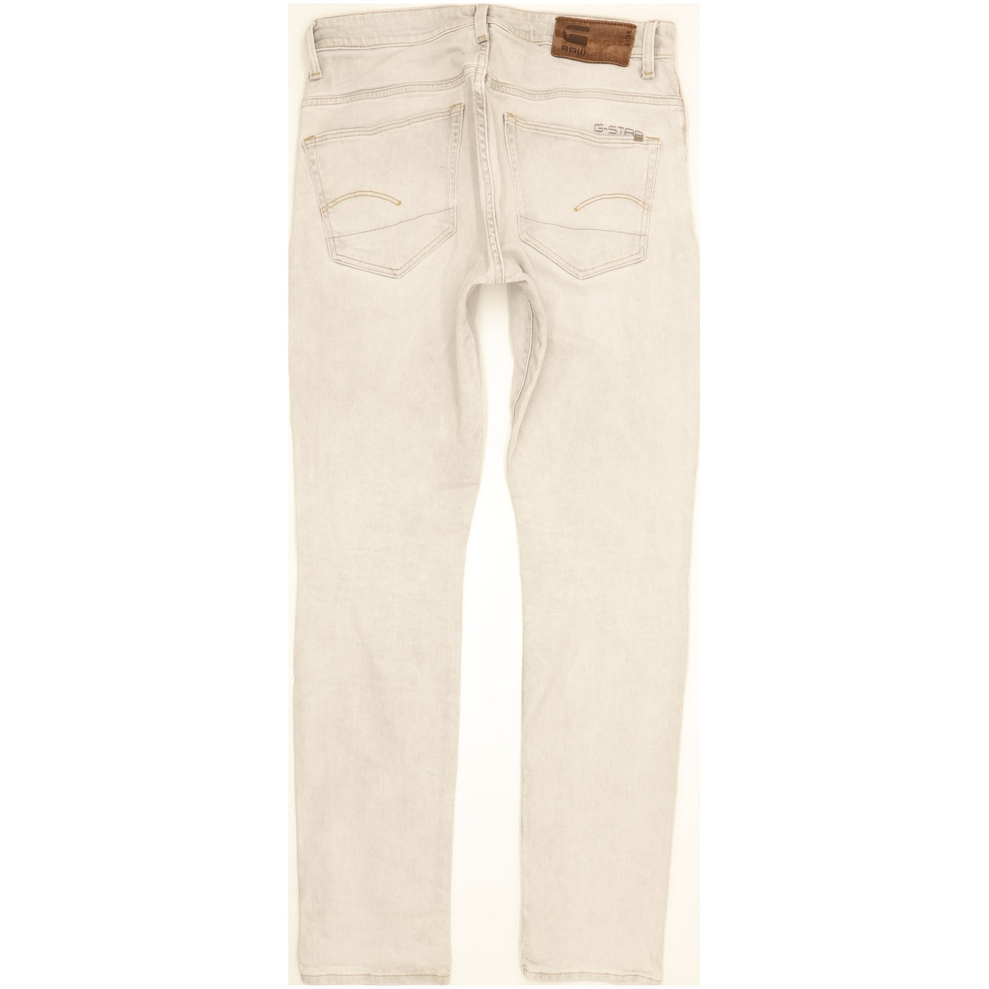 G-Star 3301 Men Grey Tapered Slim Stretch Jeans W33 L34