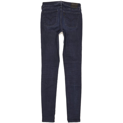 Levi's 710 Super Women Navy Skinny Slim Stretch Jeans W29 L34