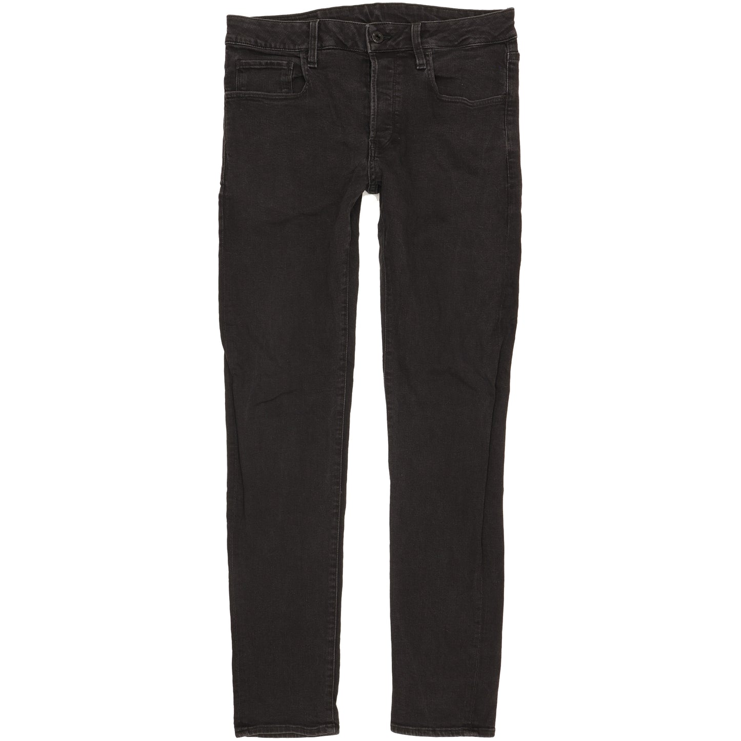 G-Star 3301 Deconstructed Men Black Straight Slim Stretch Jeans W32 L33